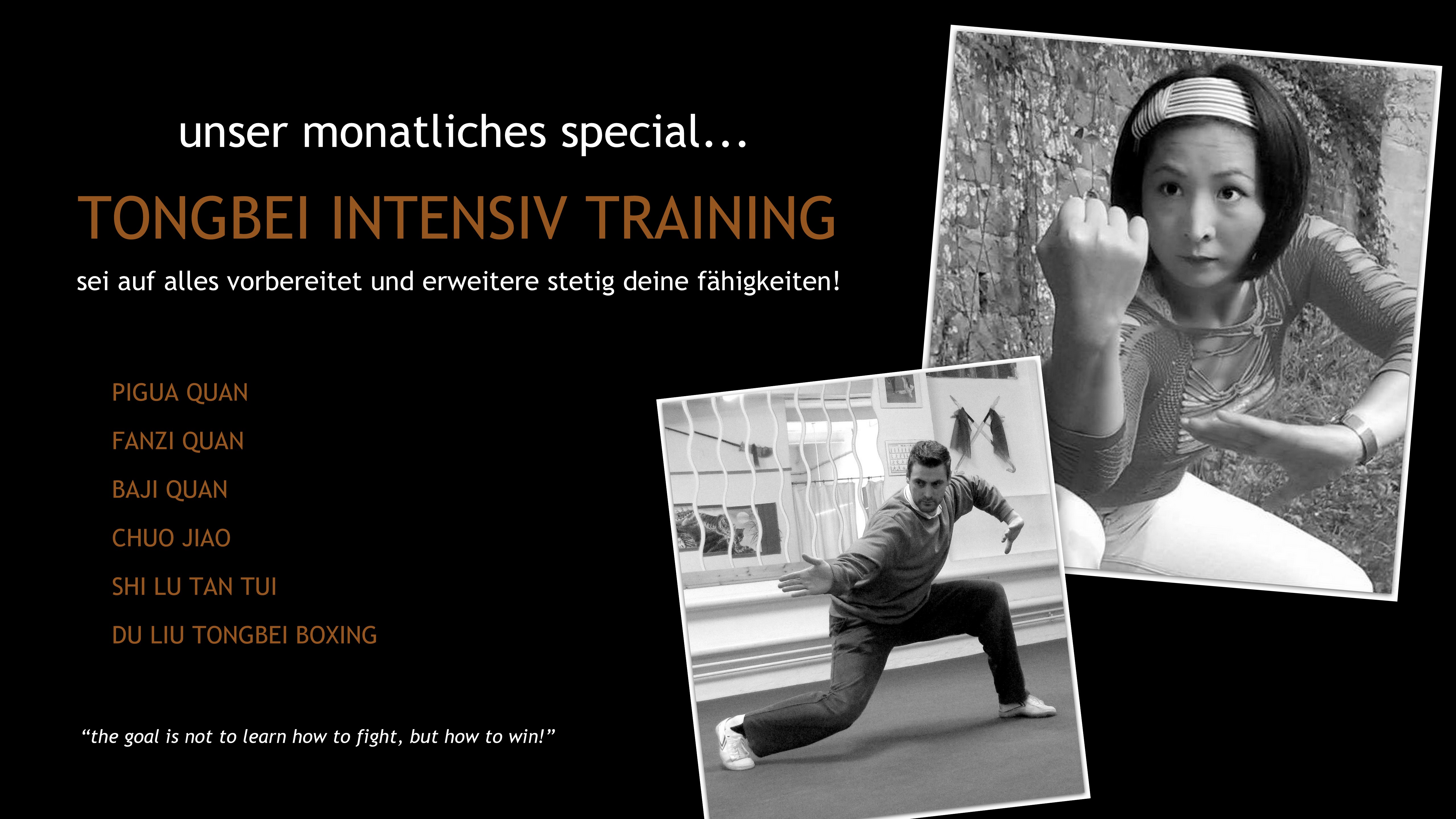 Samstag  TONGBEI INTENSIV TRAINING